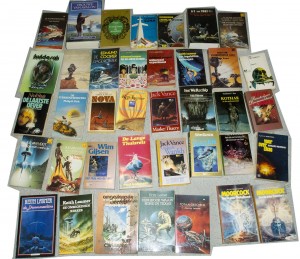 Box 1 of 4 with Science Fiction books for eBay